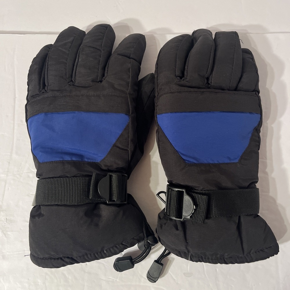 3M Thinsulate Isolation Men's Winter Gloves Size S/M Black & Blue